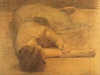 Femme allongée